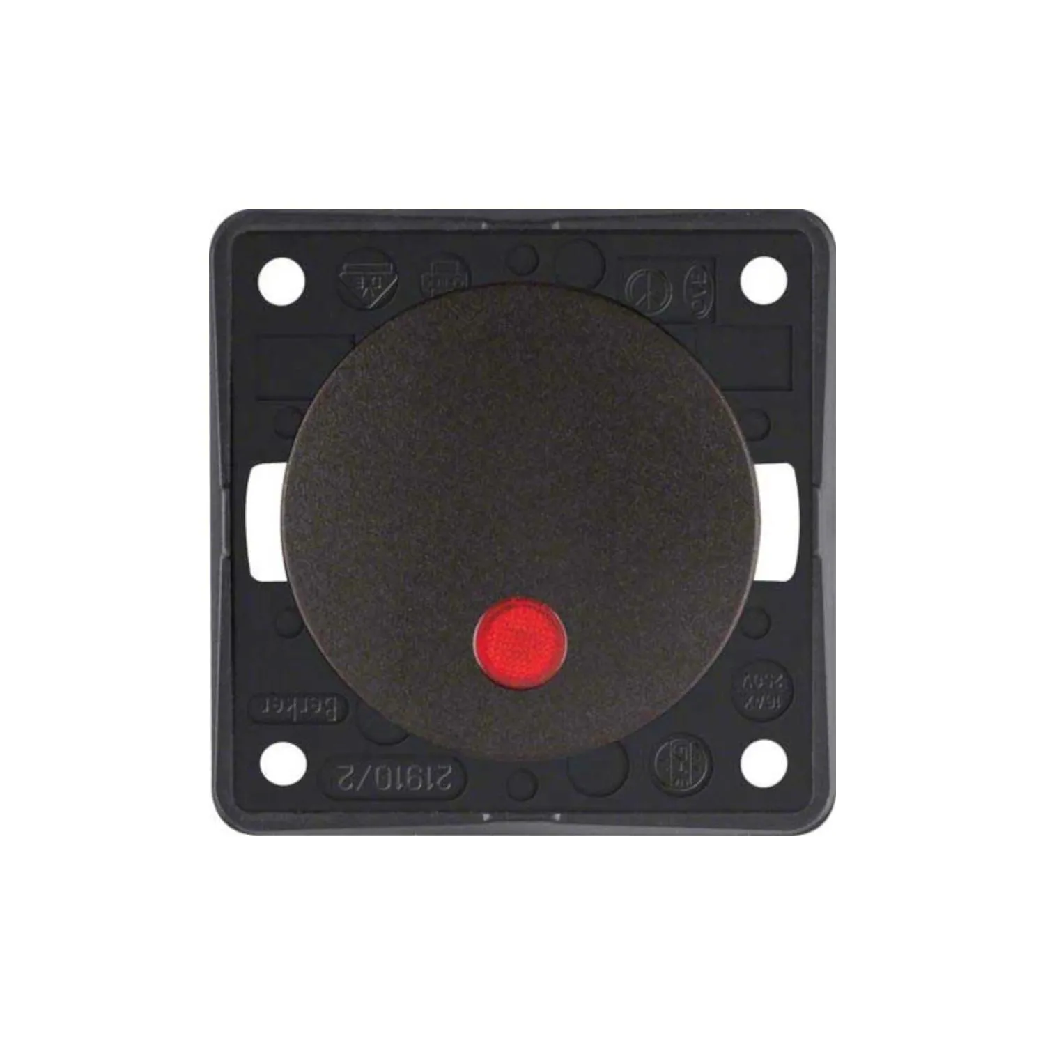 Berker_Integro_inbouw_controle_uit_schakelaar_mat_bruin_met_controlelamp