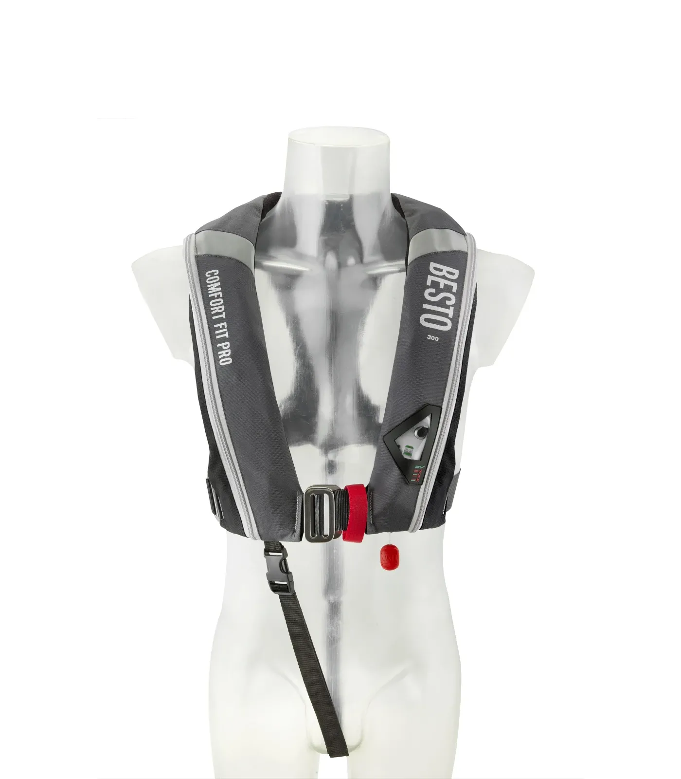 Besto_Comfort_Fit_Pro_300N_automatisch_reddingsvest_zwart_antraciet