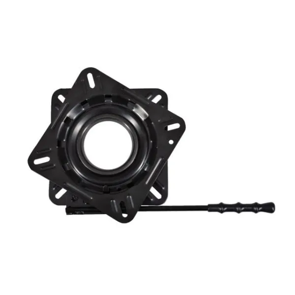 Draaiplateau_met_lock_zwart_gecoat
