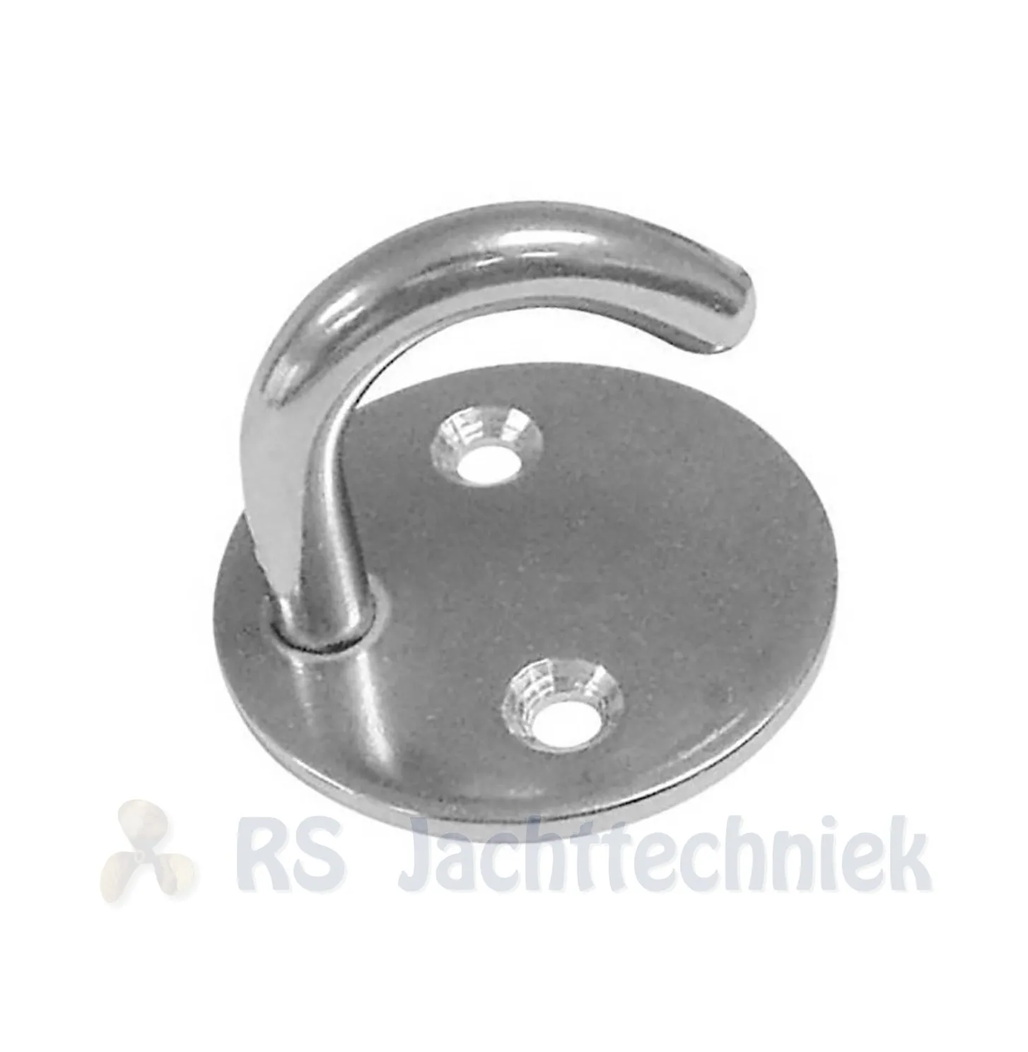 FES_Marine_RVS_Haakplaat_Bevestigingshaak_Rond