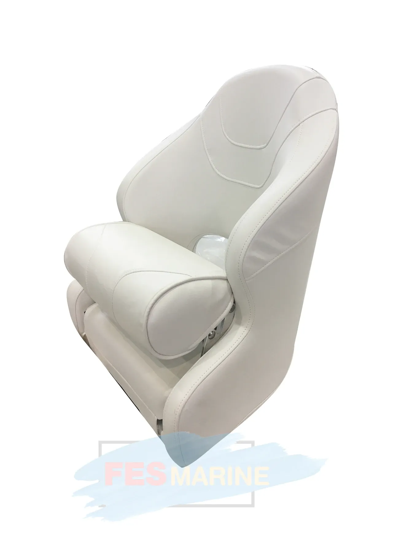 FES_Marine_sport_flip_up_bucket_seat_stuurstoel_wit_vinyl_