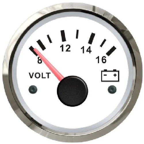 FES_Marine_voltmeter_12volt_wit_RVS_SF_D