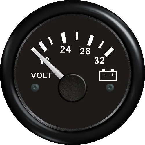 FES_Marine_voltmeterv_24volt_met_zwarte_wijzerplaat_SF_D