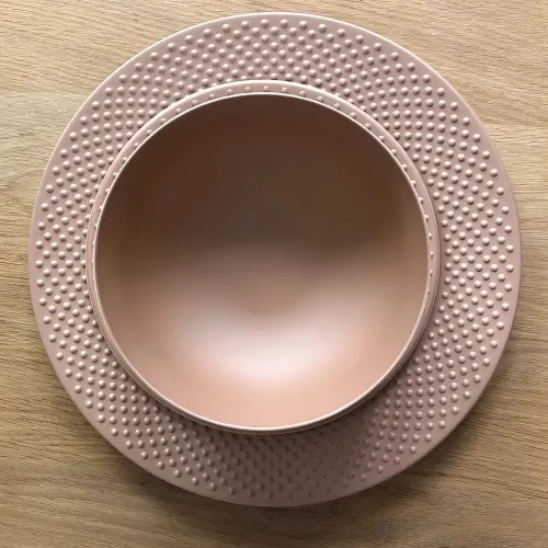 Flamefield_Nano_Plate_Blush_set_12stuks_4persoons_servies_onbreekbaar