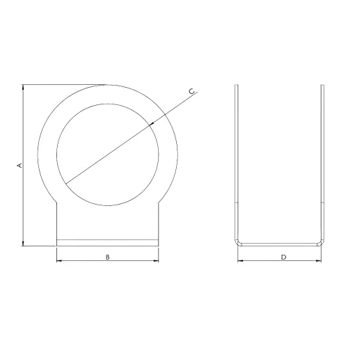 Hollex_bekerhouder_opbouw_enkel_RVS_111x70mm