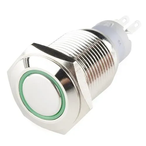 Hollex_drukknop_aan_uit_RVS_12volt_LED_groen