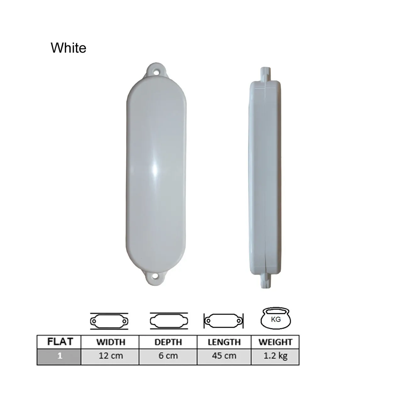 Majoni_Flatfender_Wit_1