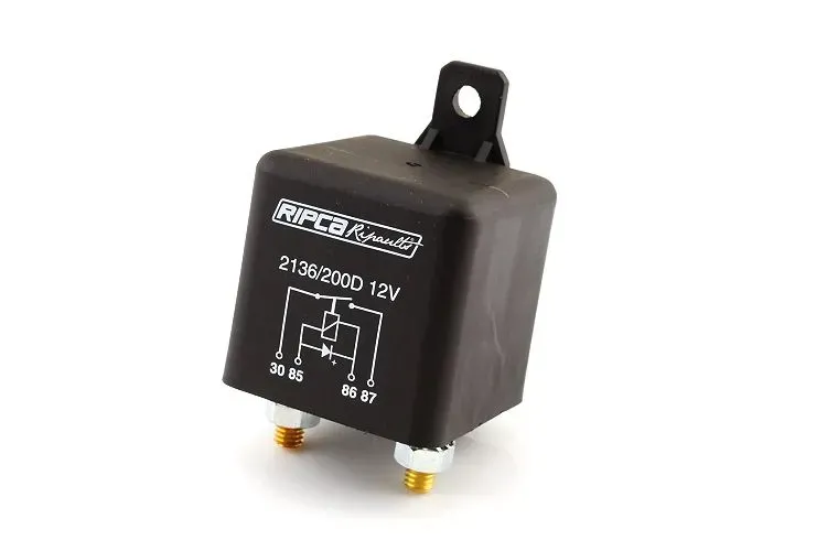 Ripca_high_performance_relais_4polig_met_diode_12V_200A