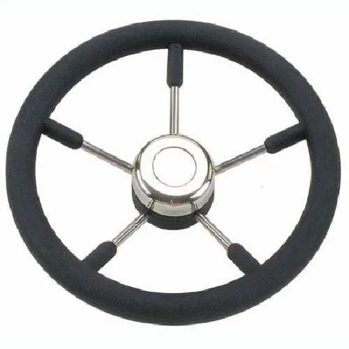 Stuurwiel_40cm_RVS_Polyurethaan_zwart_SV.E