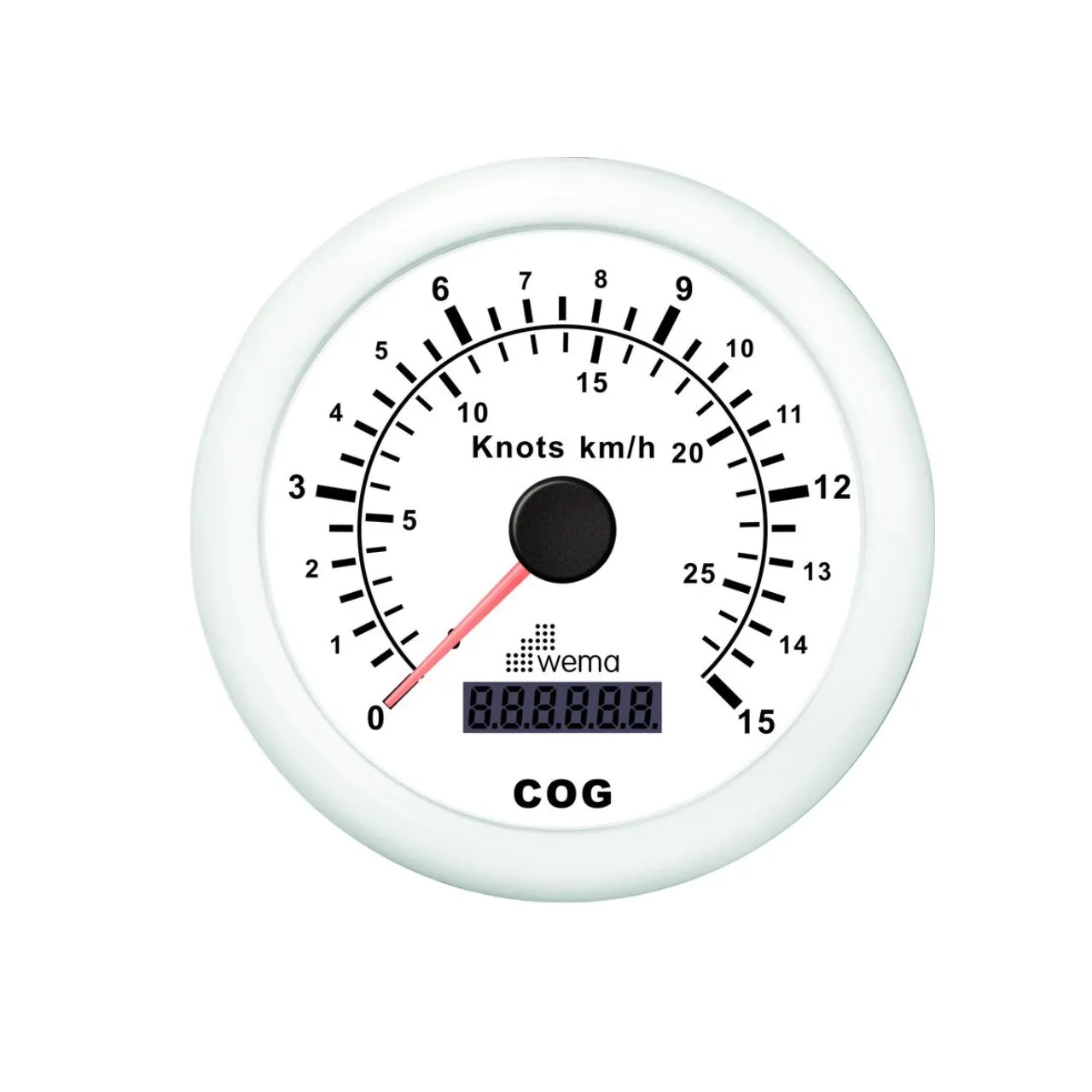Wema_GPS_Snelheidsmeter_Kompas_15Kn_27Km_Wit