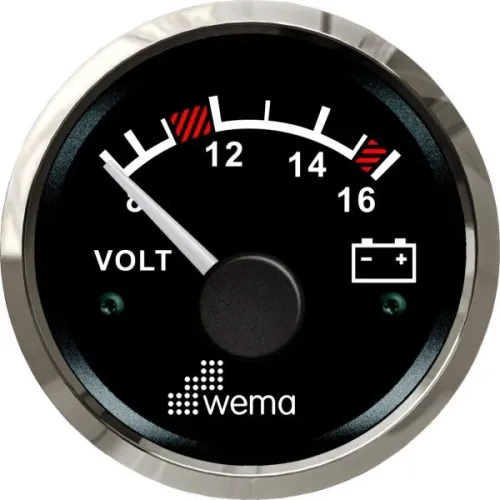 Wema_silverline_voltmeter_zwart_12volt