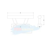 FES_Marine_RVS_Nordic_cleat_lengte_265mm__DM_E_1