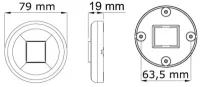 Osculati_Led_heklicht_rond_inbouw_12volt_RVS_1