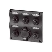 Schakelpaneel_5_voudig_met_12volt_contactdoos_en_led_indicatie_