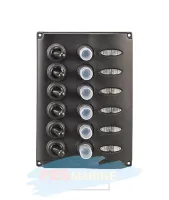 Schakelpaneel_6voudig_met_zekering_automaten_IP65