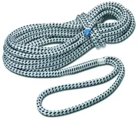 Seilflechter___Taifun_Polyester_Landvast__Zwart_Wit_Diameter_16mm_lengte_8_meter