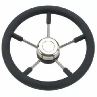 Stuurwiel_40cm_RVS_Polyurethaan_zwart_SV.E