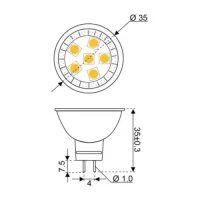 Talamex_Ledlamp_GU4_spiegellamp__35mm_10_30volt_100lumen_3000K_1