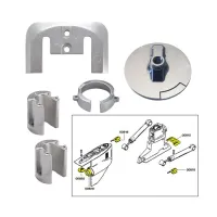 Tecnoseal_Mercruiser_Aluminium_anode_pack_Bravo_I_