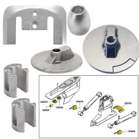 Tecnoseal_Mercruiser_Magnesium_anode_pack___anodekit_Bravo_III__2004_