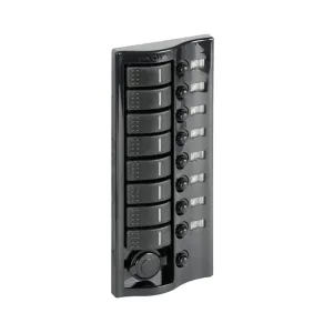 Schakelpaneel_8_voudig_12V_stekker_Contactdoos
