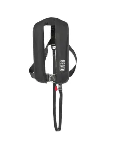 Besto_Automatisch_reddingsvest_165N_Met_Harnas_zwart