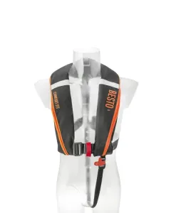 Besto_Comfort_Fit_180N_automatisch_reddingsvest_met_harnas_zwart_oranje