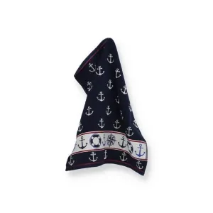 Bunzlau_Castle_keuken_handdoek_donkerblauw_maritiem_design