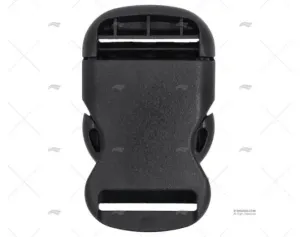Clip_gesp_zwart_kunststof_voor_bandbreedte_25mm
