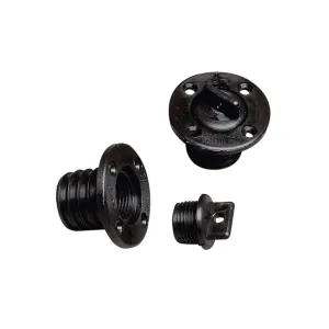 Lensplug_4_gaten_Plug_Rond__43mm_zwart