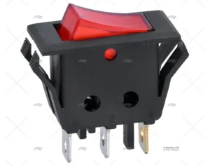Rechthoekige_inbouwschakelaar_met_rode_knop_12Volt_16A