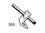 S55_haakse_spiegelbevestiging_inclusief_buis