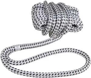 Seilflechter___Taifun__Polyester_Landvast___Zwart_Wit____14mm_x_14m_
