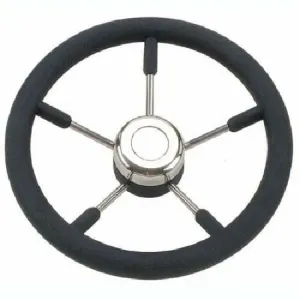 Stuurwiel_40cm_RVS_Polyurethaan_zwart_SV.E