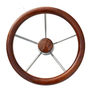 T4cm_35_stuurwiel_RVS_Mahonie_diameter_35cm