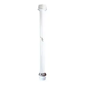 Tafelpoot_wit_aluminium_770mm_Nuova_Rade_MD_D