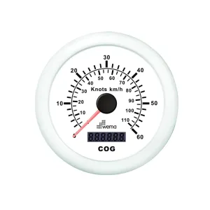 Wema_GPS_Snelheidsmeter_Kompas_60Kn_110Km_Wit