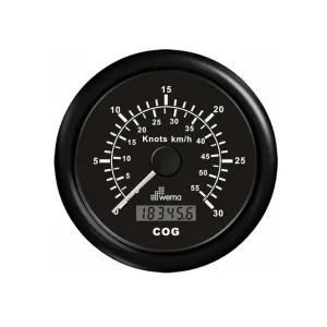 Wema_GPS_Snelheidsmeter_Kompas_30Kn_55Km_Zwart